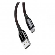 BASEUS C-shaped кабел с интелигентно изключване USB към Type-C 2.4A 1m 