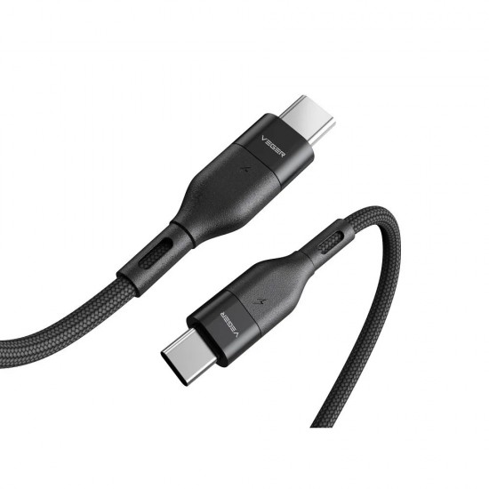 VEGER кабел Type C to Type C PD 65W 1,2м
